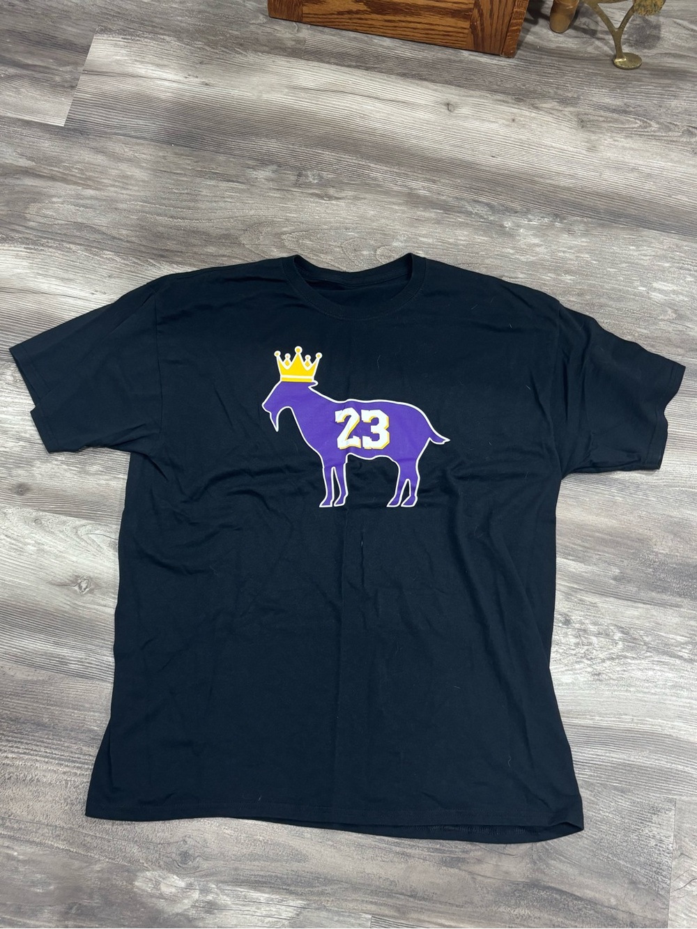 LeBron James ‘GOAT’ Black Graphic Tee